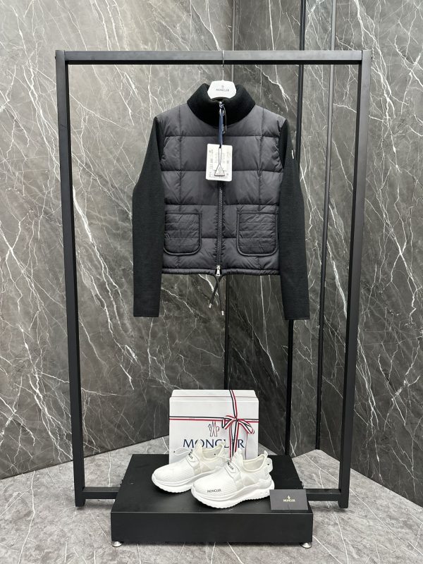 Premium Moncler Cardigan White Wool Luxury