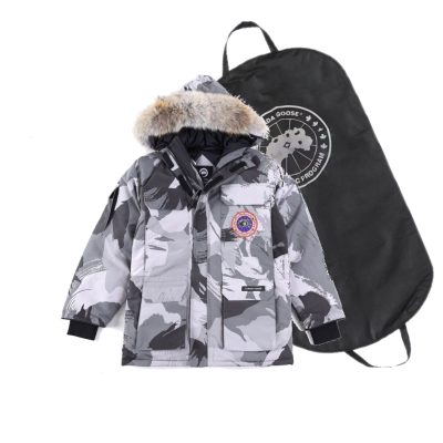 Luxury Canada Goose Coats White Polyester Classic Luxury