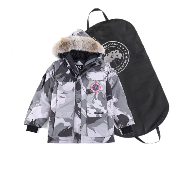Luxury Canada Goose Coats White Polyester Classic Luxury