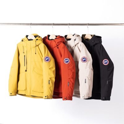 Premium Quality Canada Goose Jackets White Oversized Style