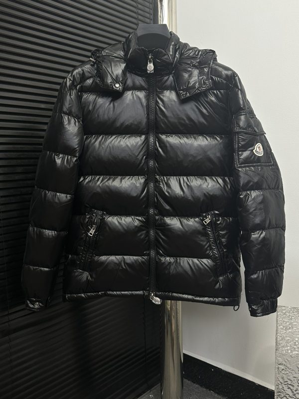 Premium Quality Misleading Down Jacket White Nylon Classic Style
