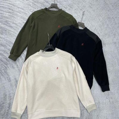 Premium Ami Long Sleeves Olive Fleece Classic Style
