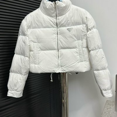 Premium Quality Prada Down Jacket Black Style