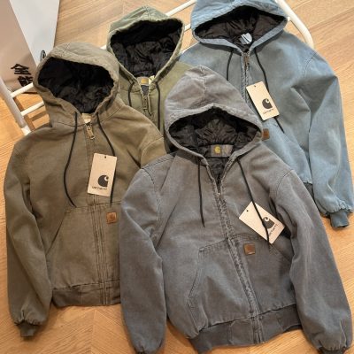 High Quality Carhartt Jackets Brown Canvas Vintage Collection