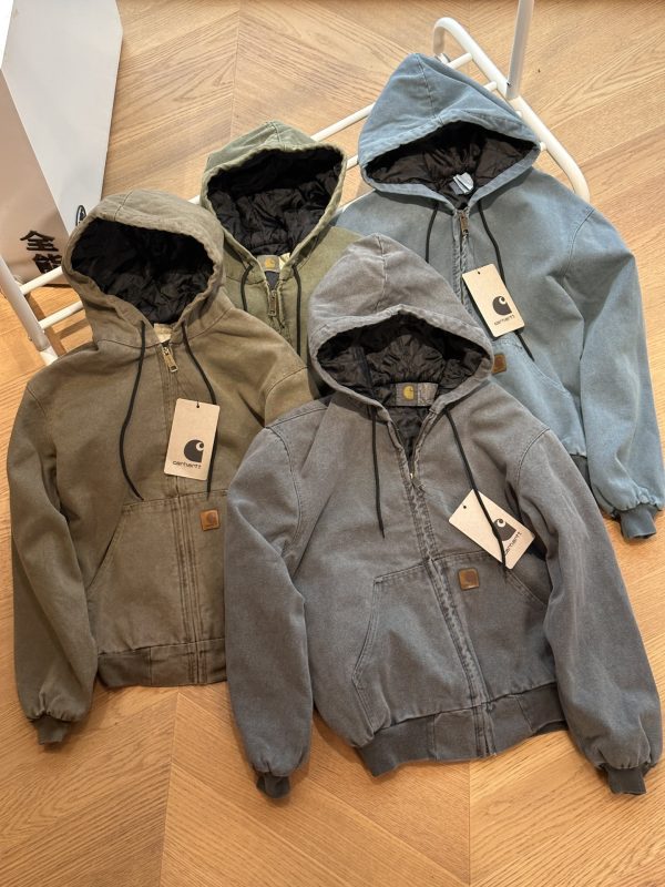 High Quality Carhartt Jackets Brown Canvas Vintage Collection