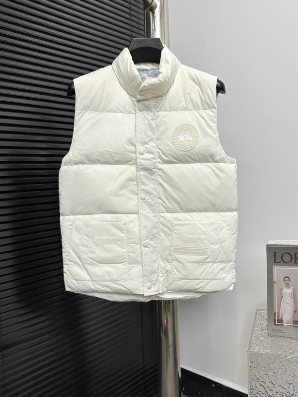 Luxury Canada Goose Vest White Luxury