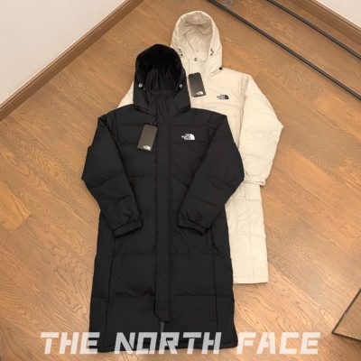 High Quality The North Face Down Jackets White Logo Luxury
