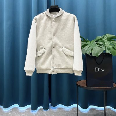 High Quality Dior Coats Wool Jacquard Luxury