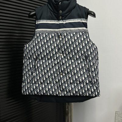 High Quality Dior Vest White Logo Collection