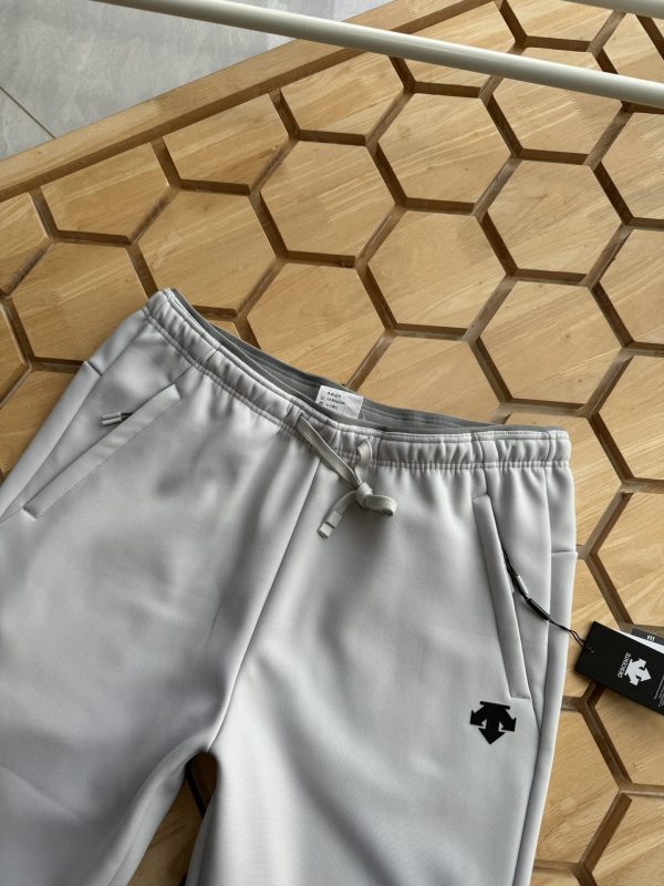 High Quality Descente Pants Black Fleece Casual Style