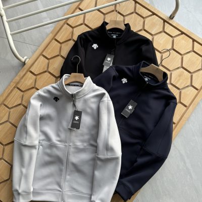 Luxury Descente Pants Black Fleece Casual Style