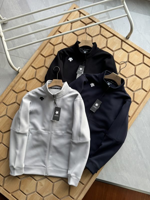 Luxury Descente Pants Black Fleece Casual Style
