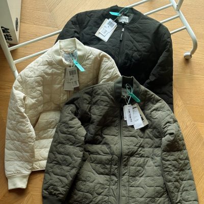 Premium Carhartt Coat Black Plaid Style