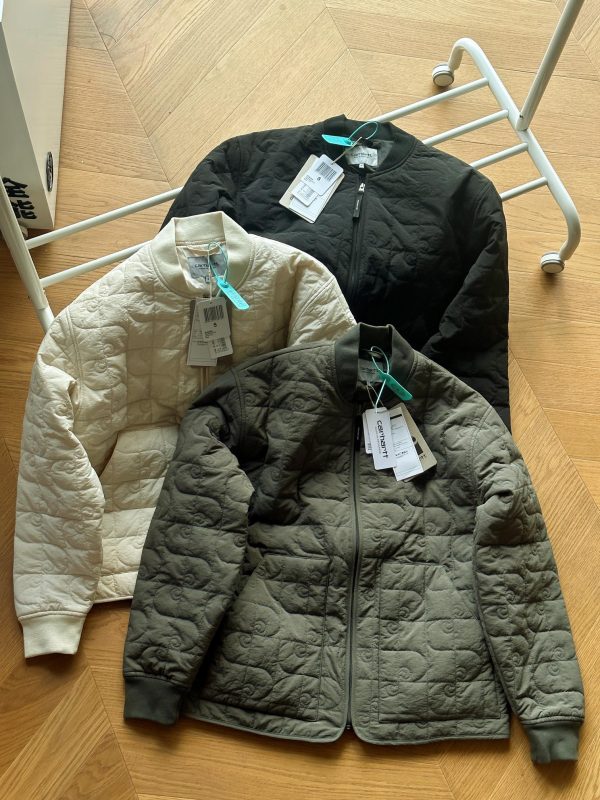 Premium Carhartt Coat Black Plaid Style