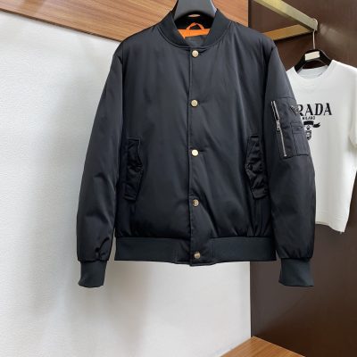 Premium Quality Prada Down Jacket White Style