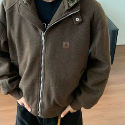 Luxury Carhartt Hats Brown Wool Plaid Collection