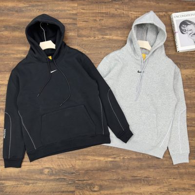 Luxury Nike Sweatshirts White Fleece Casual Collection