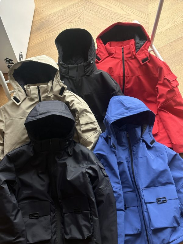Premium Fendi Jackets Black Cotton Style