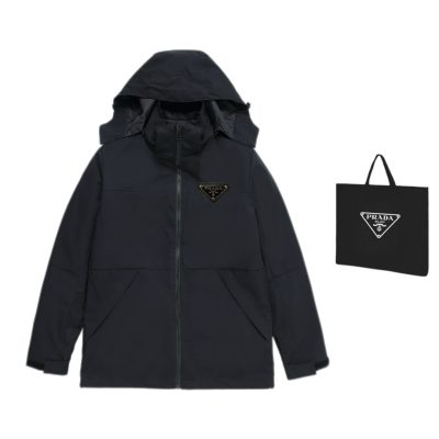 Luxury Prada Jackets White Casual Style