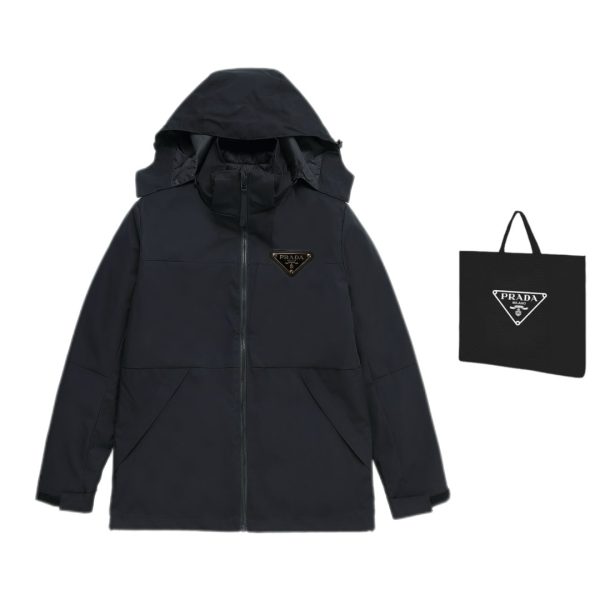 Luxury Prada Jackets White Casual Style