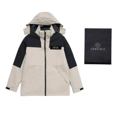 Premium Quality Versace Jackets White Casual Collection