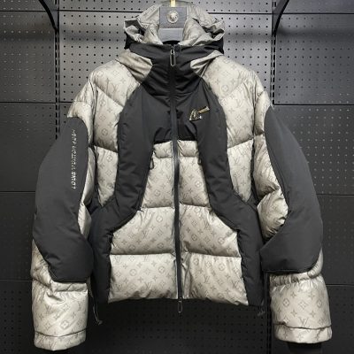Premium Quality Louis Vuitton Down Jackets Black Classic Style