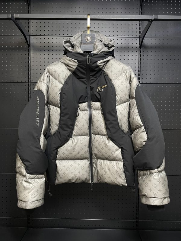 Premium Quality Louis Vuitton Down Jackets Black Classic Style