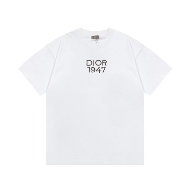 High Quality Dior Short Sleeves Black Classic Style