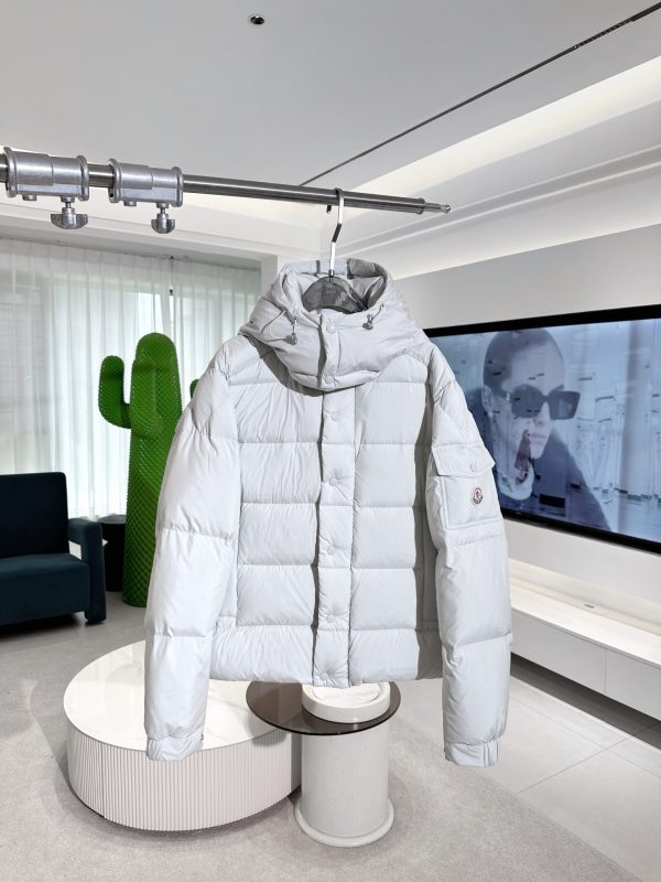 Best Selling Moncler Jackets Grey Nylon Collection
