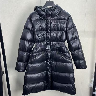 Premium Quality Moncler Coat Black Nylon Classic Collection