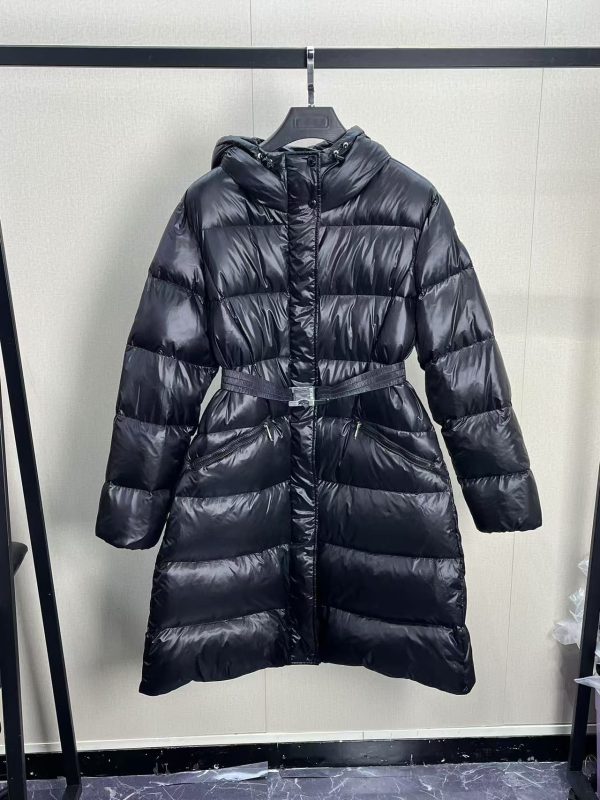 Premium Quality Moncler Coat Black Nylon Classic Collection
