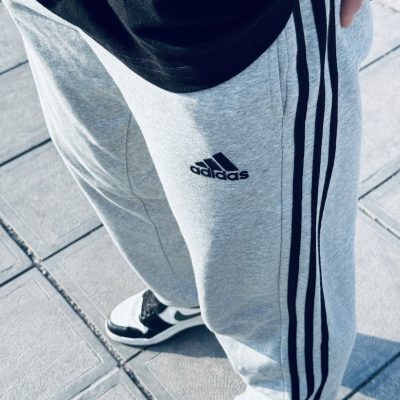 Best Selling Adidas Trousers Gray Cotton Classic Collection