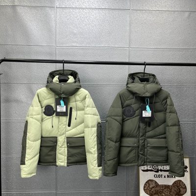Premium Quality Moncler Jackets Green Nylon Luxury