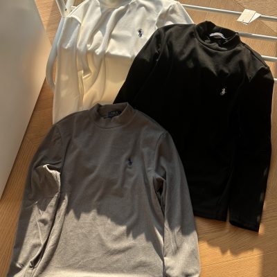 Premium Ralph Lauren Long Sleeves White Embroidered Style