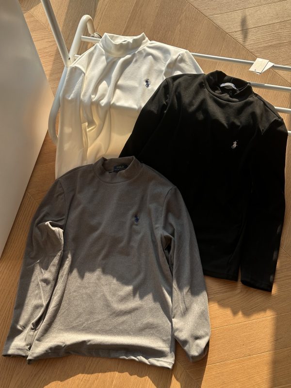 Premium Ralph Lauren Long Sleeves White Embroidered Style