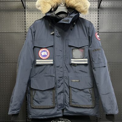 Premium Quality Canada Goose Coats White Polyester Embroidery Style
