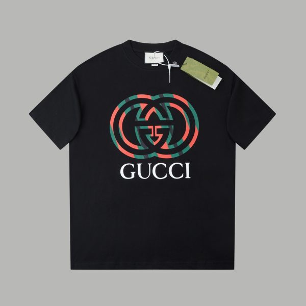 Best Selling Gucci Short Sleeves Red Cotton Classic Style