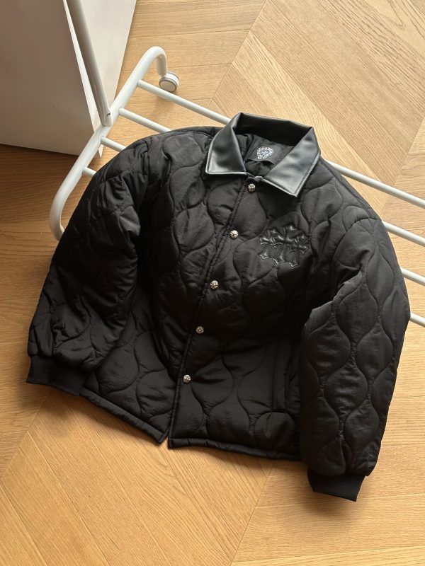Luxury Chrome Hearts Jackets Leather Plaid Collection