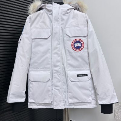Luxury Canada Goose Coats Black Polyester Classic Luxury