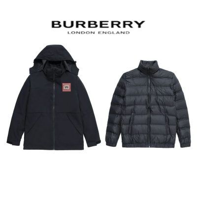 High Quality Burberry Jackets White Casual Style