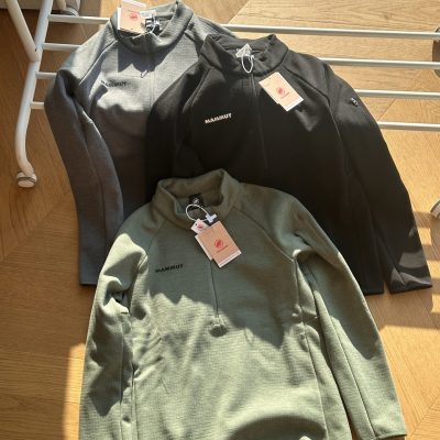 Best Selling Mammut Long Sleeves Black Fleece Plaid Style
