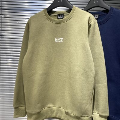 Best Selling Armani Hoodie Navy Cotton Sporty Collection