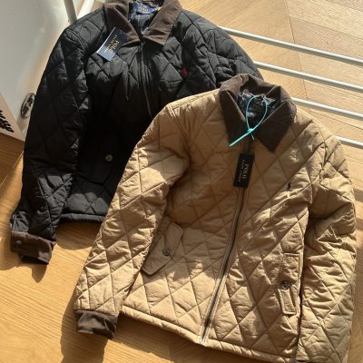 High Quality Ralph Lauren Jackets Black Retro Collection