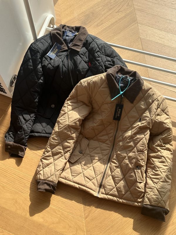 High Quality Ralph Lauren Jackets Black Retro Collection