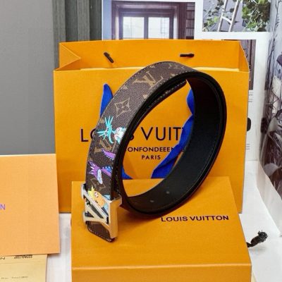 Best Selling Louis Vuitton Belt Silver Monogram Collection