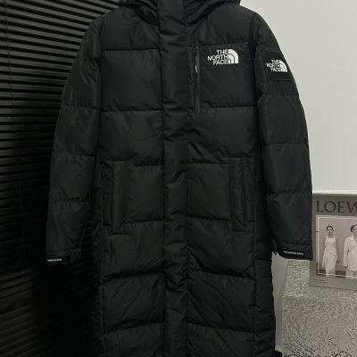 Premium The North Face Down Jackets White Polyester Classic Luxury