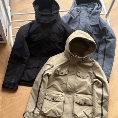 Luxury Prada Jackets Black Cotton Logo Collection