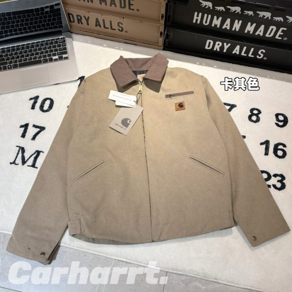Premium Carhartt Jacket Blue Canvas Washed Style