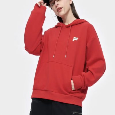 Luxury Fila Sweatshirts Silver Fleece Casual Collection