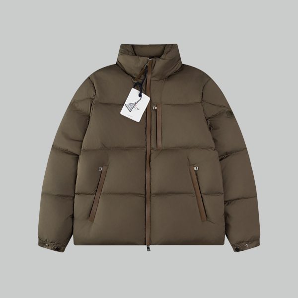 High Quality Moncler Jackets White Leather Breathable Style